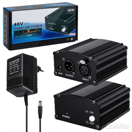 Фантомное питание 48v + кабель / новое