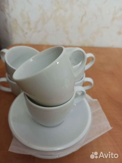 Кофейня чашки. Фарфоровые