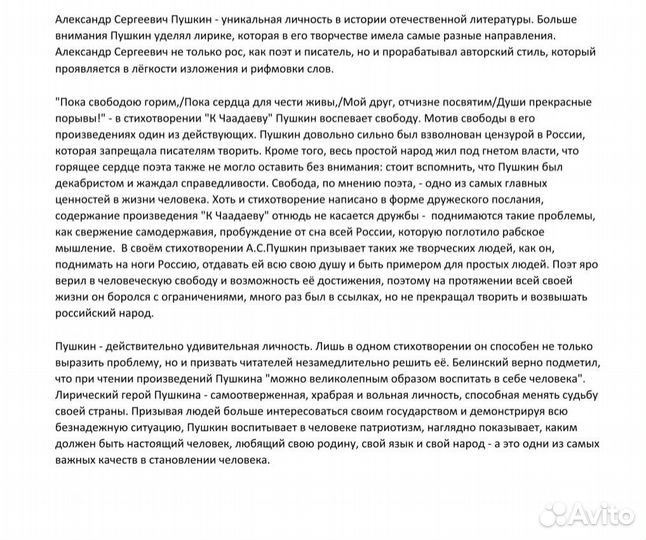 Напишу сочинение