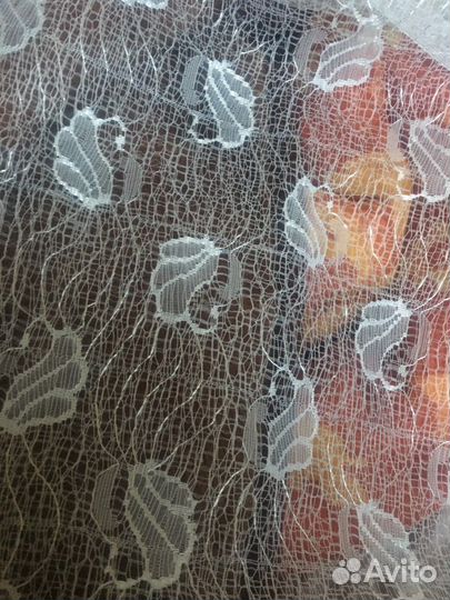 Тюль капроновая-паутинка широкая