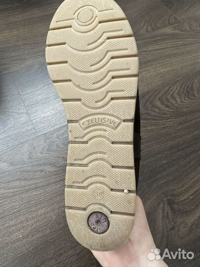 Ботинки зимние натуральная замша 38