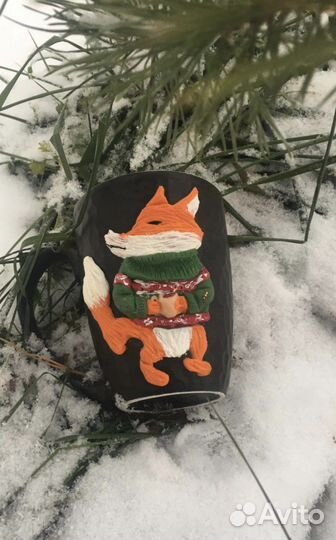 Кружка из поллимерной глины