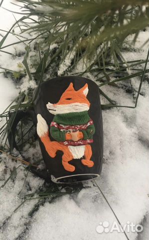 Кружка из поллимерной глины