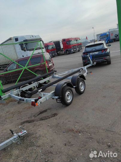 Прицеп оцинкованный для алюминиевых лодок Арива