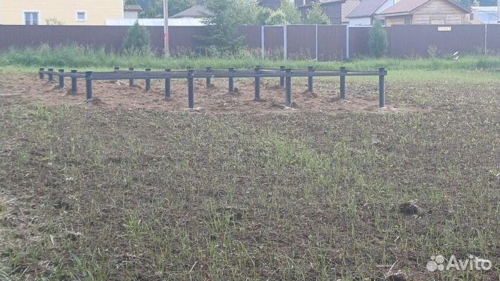 Винтовые сваи с установкой