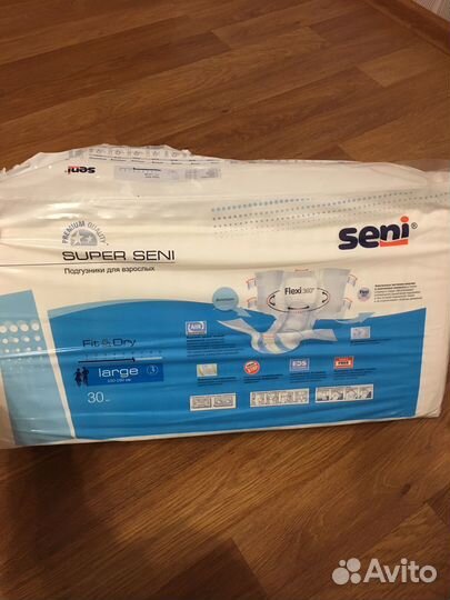Памперсы для взрослых seni 3