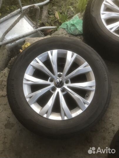 Литые диски r17 5x112 volkswagen tiguan оригенал