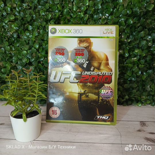 Диск Xbox 360 UFC Undisputed 2010 Лицензиям