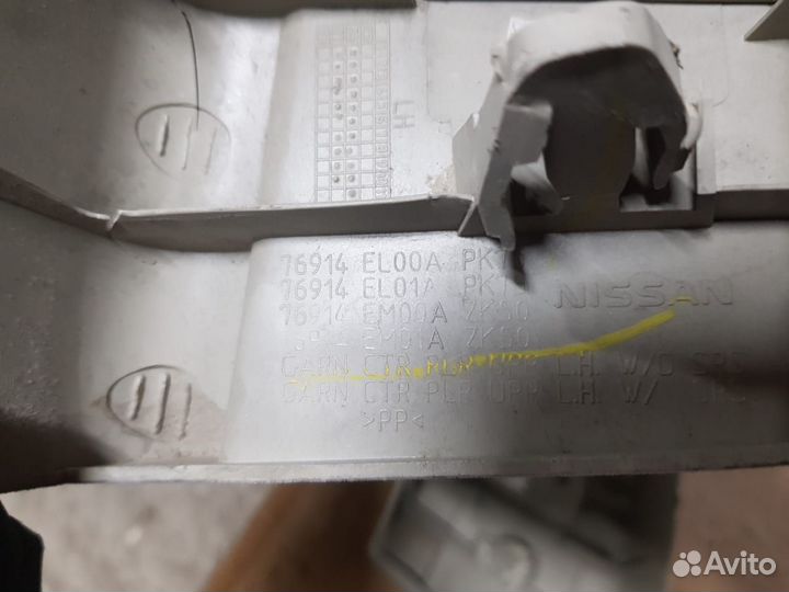 Обшивка стойки средней Nissan Tiida
