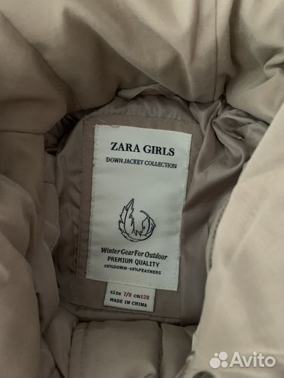 Пуховик zara