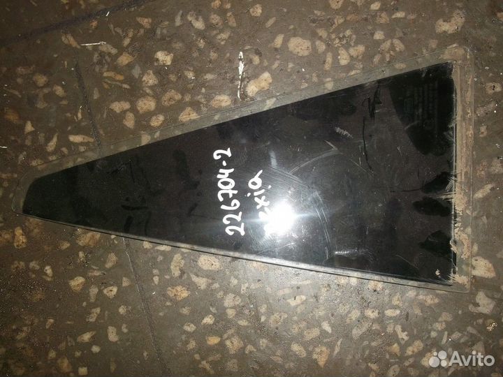 Стекло двери задней левой форточка (Daewoo Nexia)