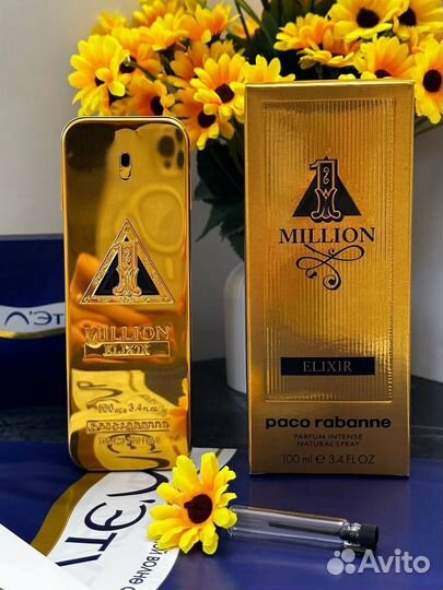 Paco rabanne 1 Million Elixir,100 мл распечатан