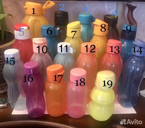 Эко-бутылки от Tupperware разных размеров