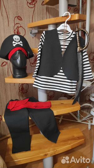 Новогодний костюм для мальчика Пират