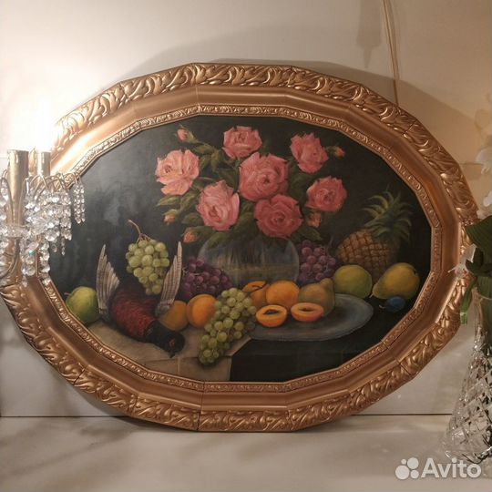 Картина овал 