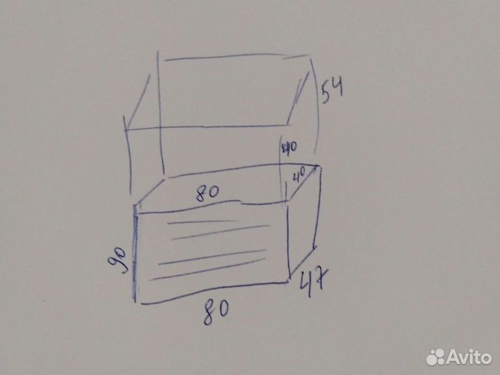 Аквариум 100л с тумбой