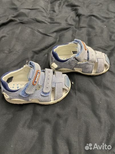 Сандали натуральная замша 21 рр