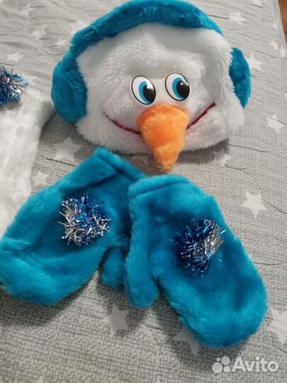 Новогодний костюм снеговик