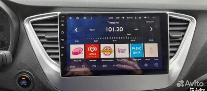 Магнитола Hyundai Solaris 2 Навигация Android IPS