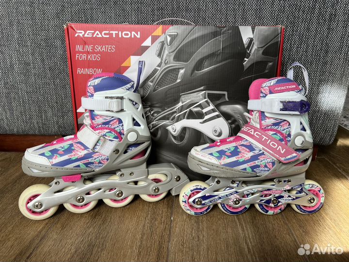 Роликовые коньки детские раздвижные 26-31