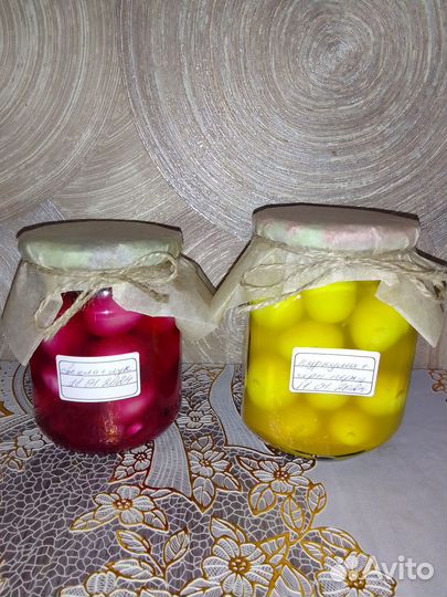 Маринованные перепелиные яйца