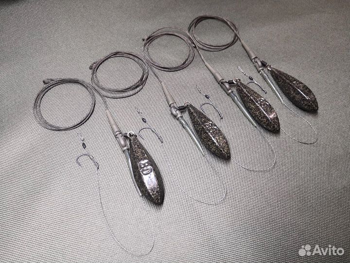 Карповые монтажи (инлайн, скользящий, клипса)