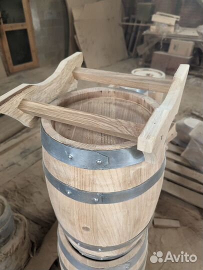Дубовая бочка 20л из кавказского скального дуба