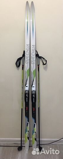 Беговые лыжи, палки fischer 160-170