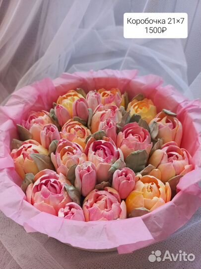 Зефирные коробочки и букеты