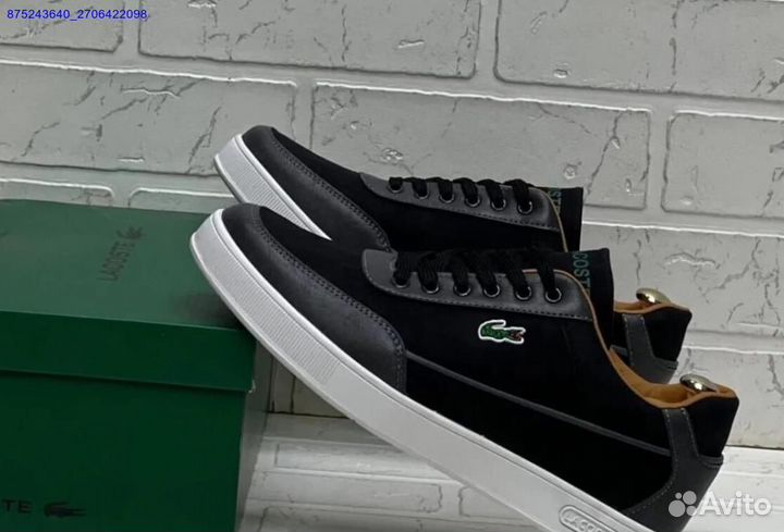 Кеды lacoste black 