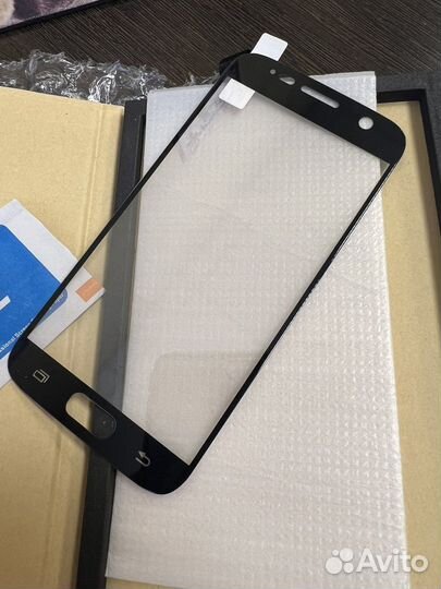 Защитное стекло и чехол на Samsung Galaxy S7