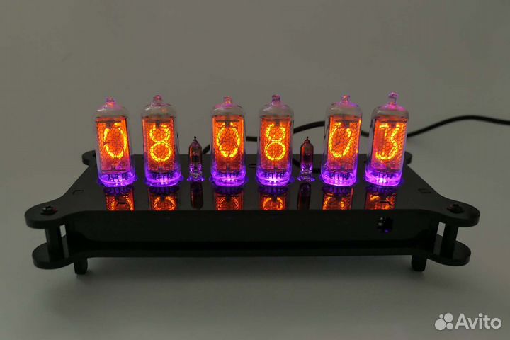 Настольные часы на гри nixie лампах ин-8-2