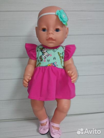 Одежда для куклы беби борн