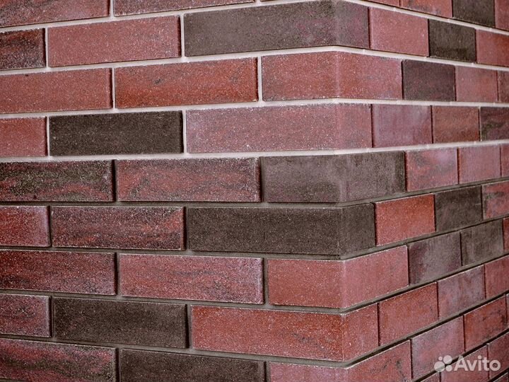 Кирпич облицовочный гранат