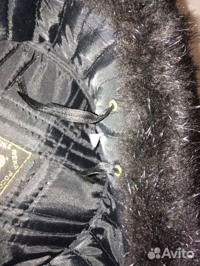 Мужская шапка-ушанка из нутрии, новая