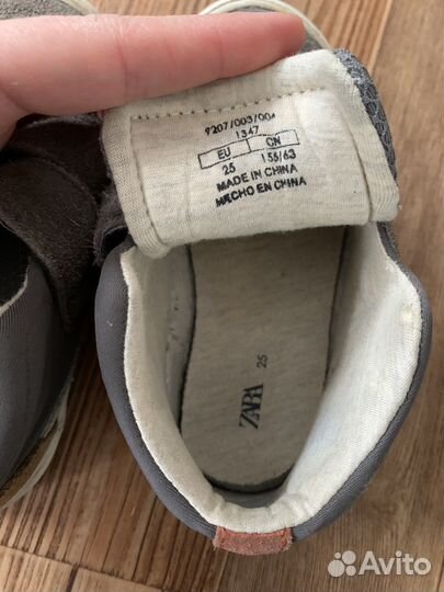 Кеды для мальчика zara 25