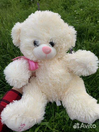 Панда и мишка мягкая игрушка б.у
