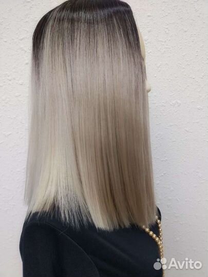 Парик удлиненное каре