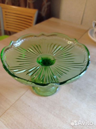 Ваза цветное стекло СССР