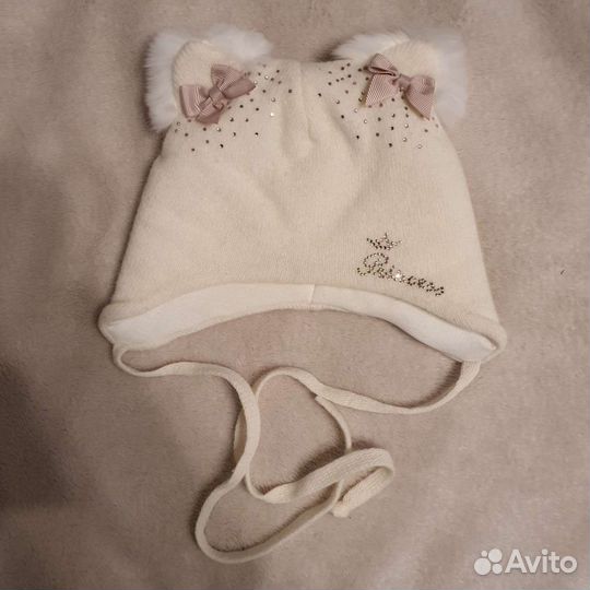 Зимняя шапка mothercare 40 - 42, 1 - 6 месяцев