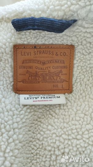 Вельветовая женская куртка Levi's Sherpa