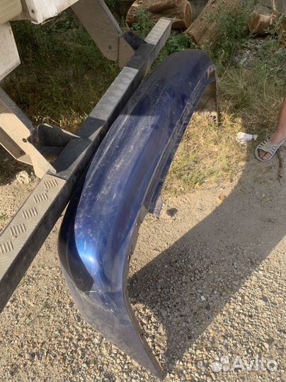 Задний бампер chevrolet lanos