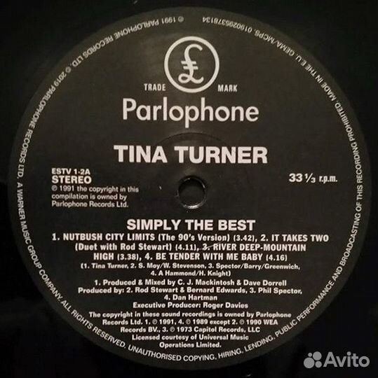 Tina Turner - Simply The Best (0190295378134)