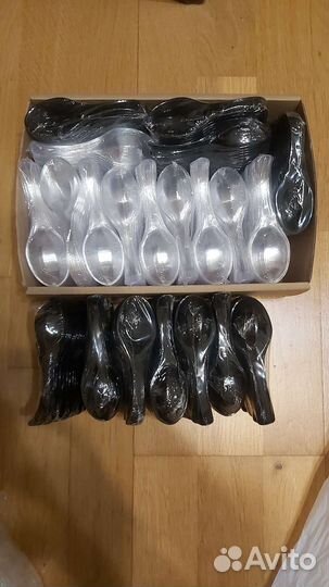 Ложки для фуршета, дегустации пластиковые