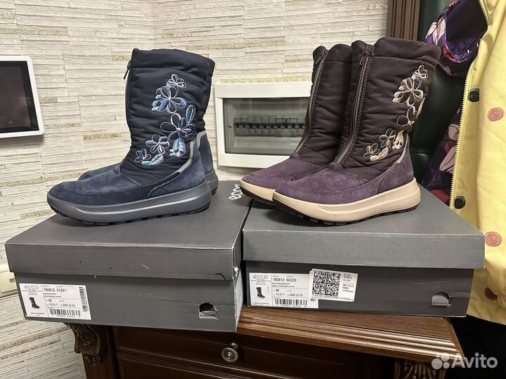 Зимние сапоги Ecco