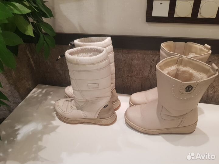 Зимние сапоги ecco для девочек р 36