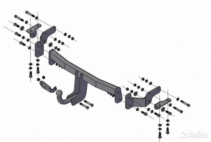 Фаркоп KIA Sorento 2012-2015г.в