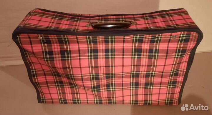 Чемодан складной СССР с сумкой для хранения