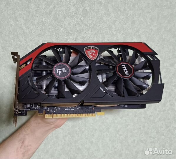 Видеокарта на запчасти MSI GeForce GTX 750 Ti