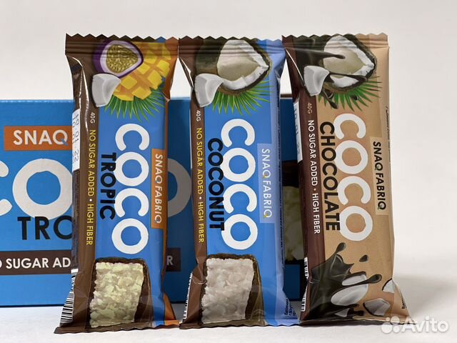 Батончик кокосовый coco 40г / Snaq Fabriq